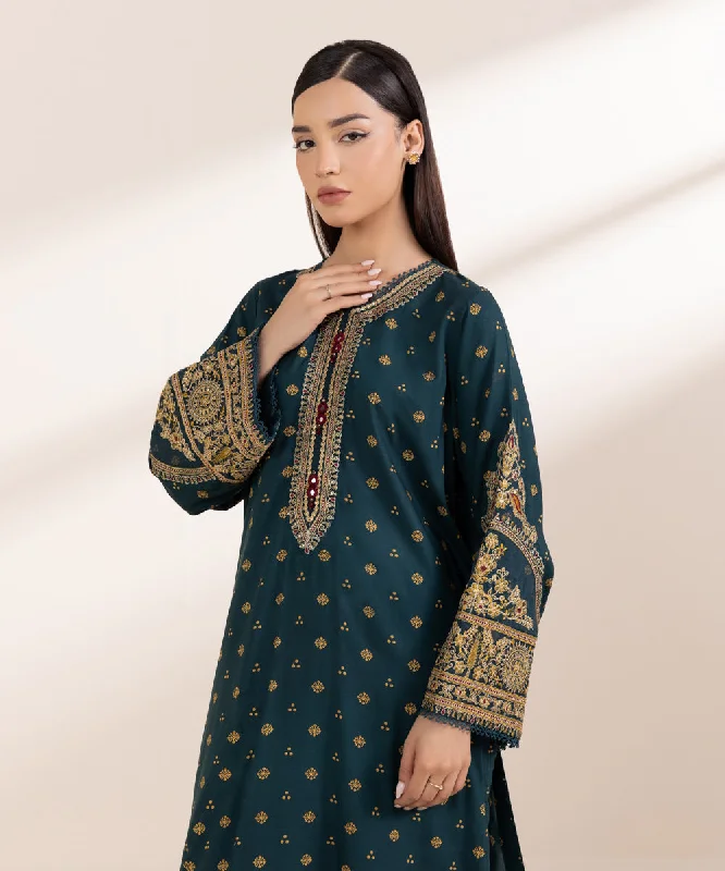 Embroidered Arabic Lawn Shirt