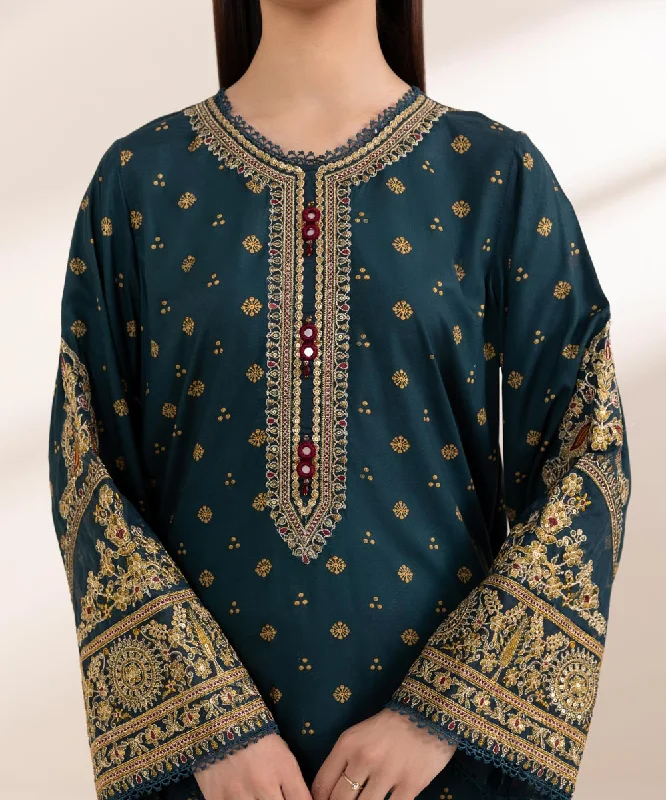 Embroidered Arabic Lawn Shirt