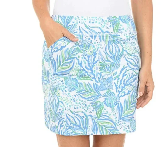 Ana Clare Logan Printed Skort- Maldives