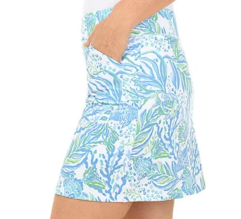 Ana Clare Logan Printed Skort- Maldives