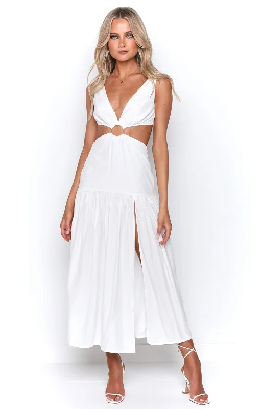 Aurelia White Maxi Dress