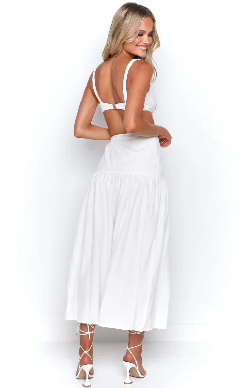 Aurelia White Maxi Dress