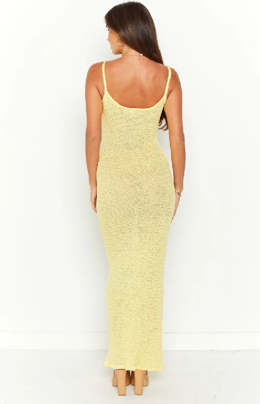 Ezra Yellow Maxi Dress