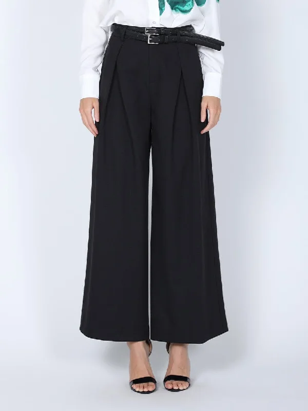 High Waist Pleated Wide Leg Pants