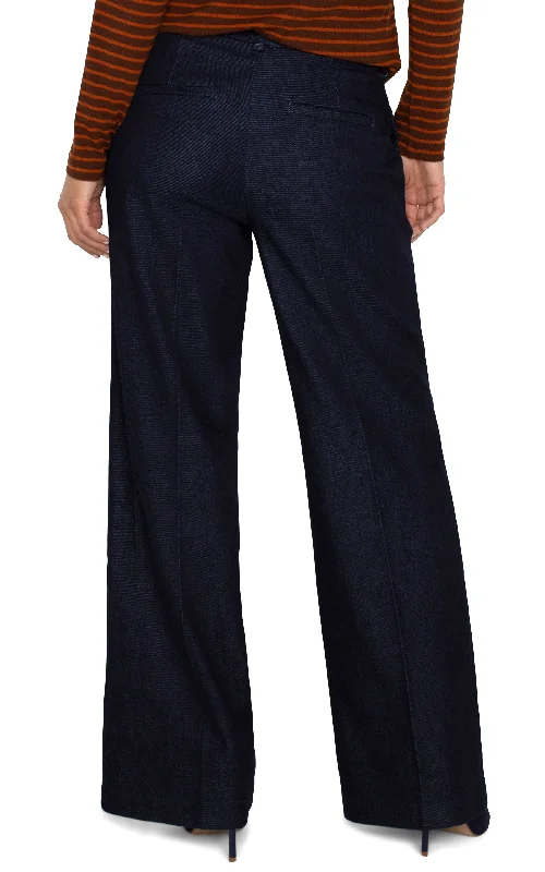 Indigo Rinse Kelsey Wide Leg Trouser 31