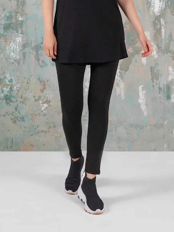 Jenna Legging, Black Tencel