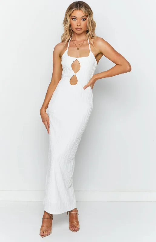 Mandy White Maxi Dress