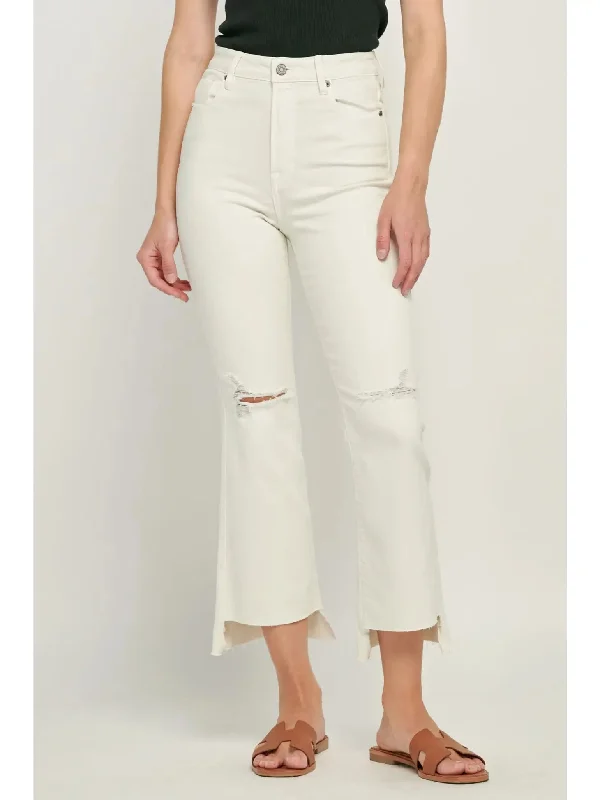 Melanie Crop Flare Jeans