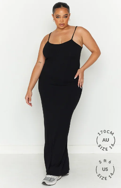 Melrose Black Maxi Dress