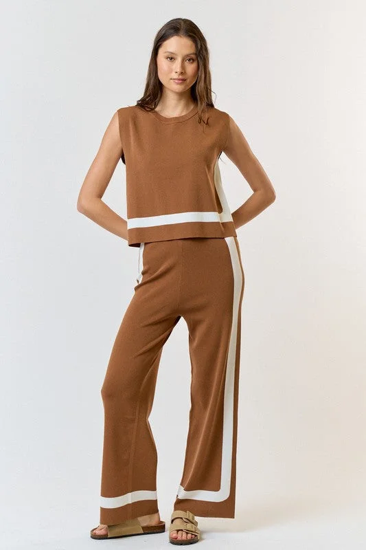 Orion Tank & Pants 2 Piece Set- Mocha