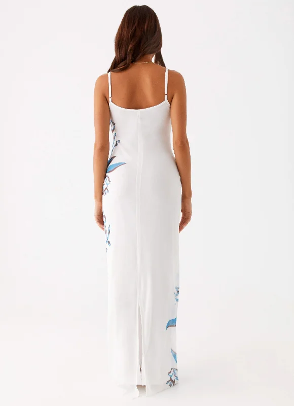 Orla Maxi Dress - Blue Floral