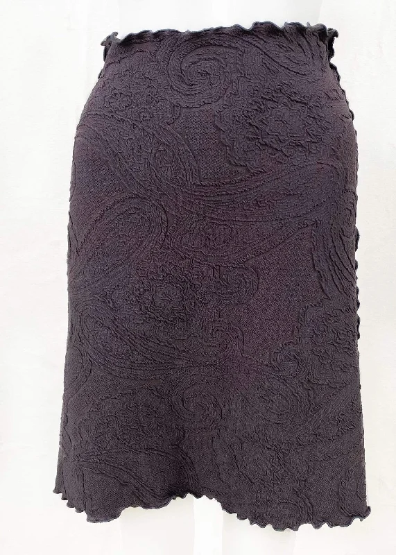 Pavement Clipe Jacquard Knit Bias Skirt