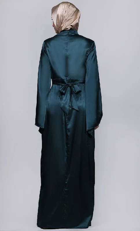 Ramadan Special Tulip Style Overlaped Abaya