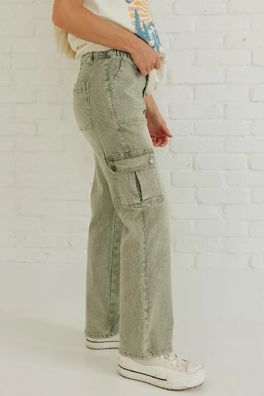 Serena Pants-Olive