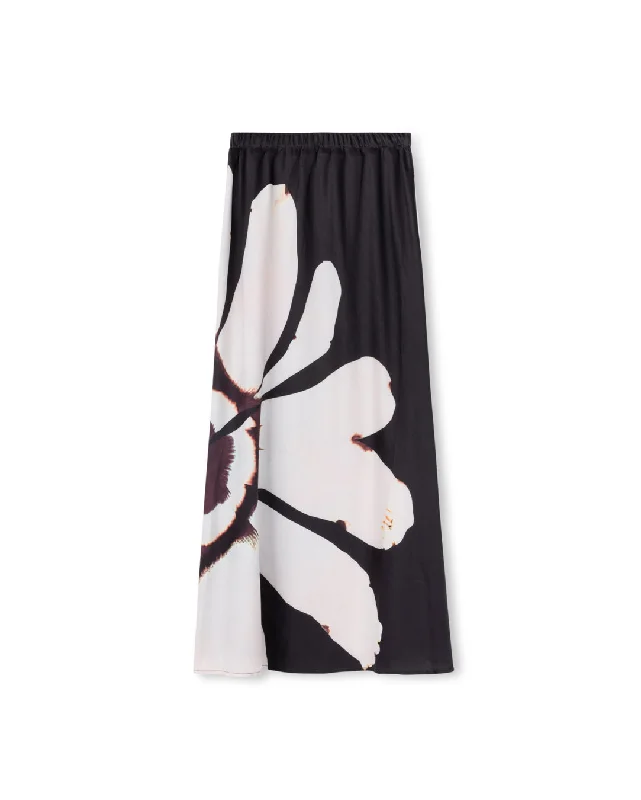 Silk- Blend Slip Skirt