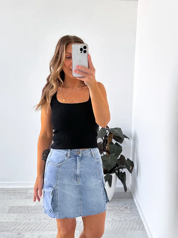 Tamika Denim Skirt