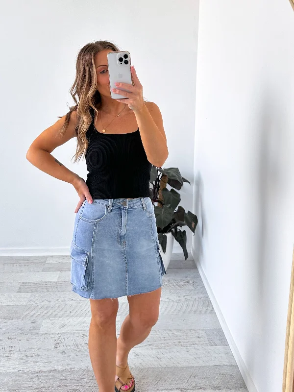 Tamika Denim Skirt