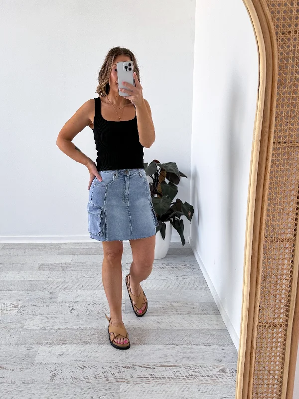 Tamika Denim Skirt