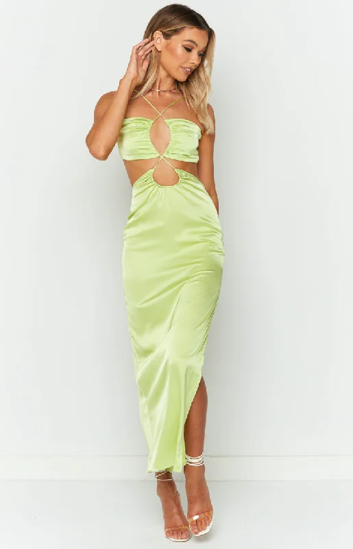 Taylor Green Maxi Dress