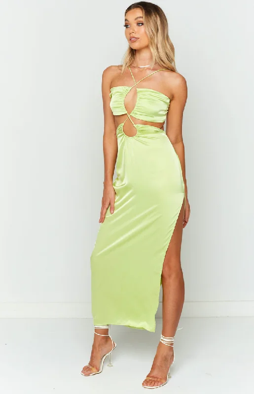 Taylor Green Maxi Dress