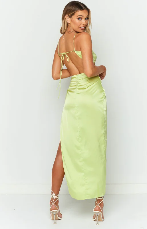 Taylor Green Maxi Dress