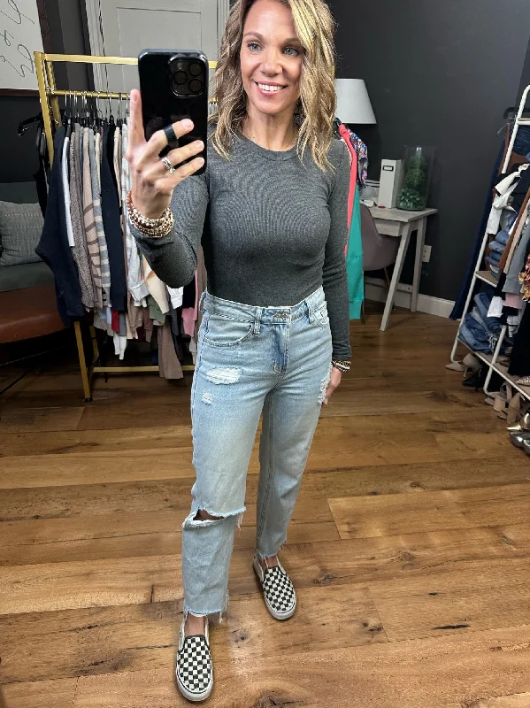 The Sutton 90's Vintage Boyfriend Crop Denim