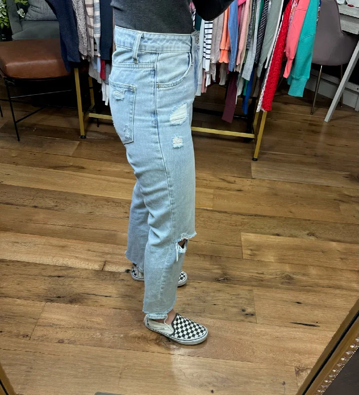 The Sutton 90's Vintage Boyfriend Crop Denim