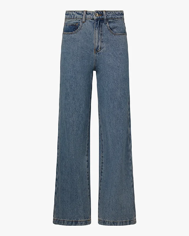 Wide Leg Denim Pant