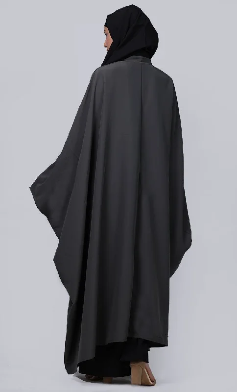 Women's black and grey contrasted  prayer dress