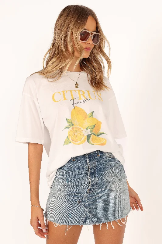 Citrus Tee - White