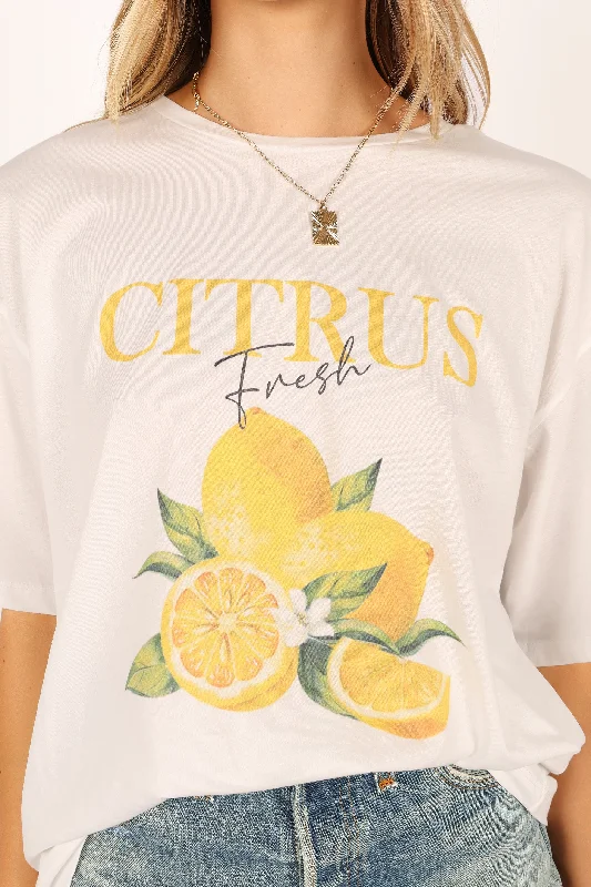 Citrus Tee - White