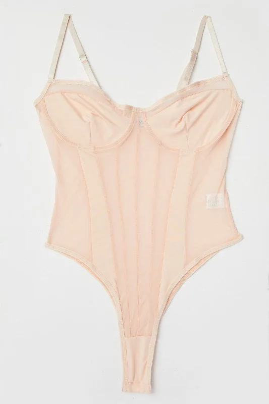 Pink One Piece Bodysuit