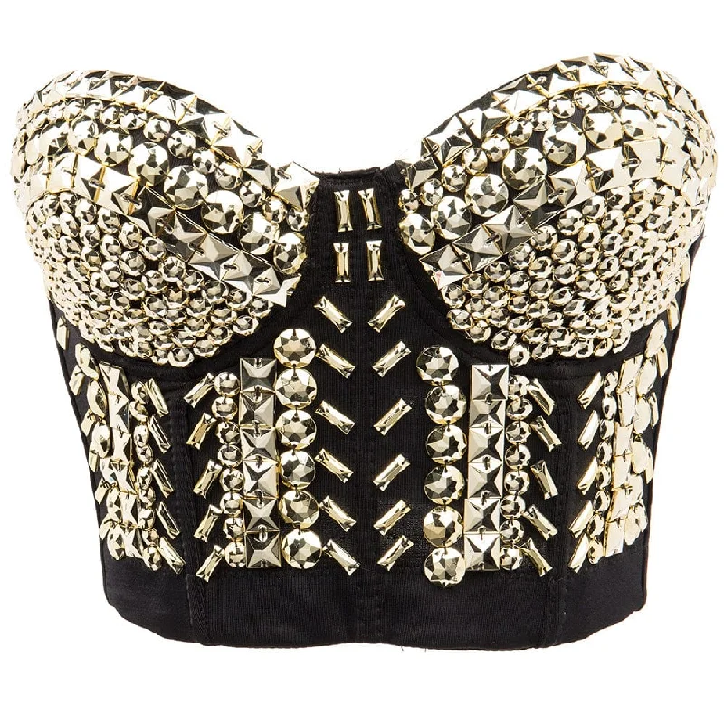 Women's Gothic Beaded Bustier