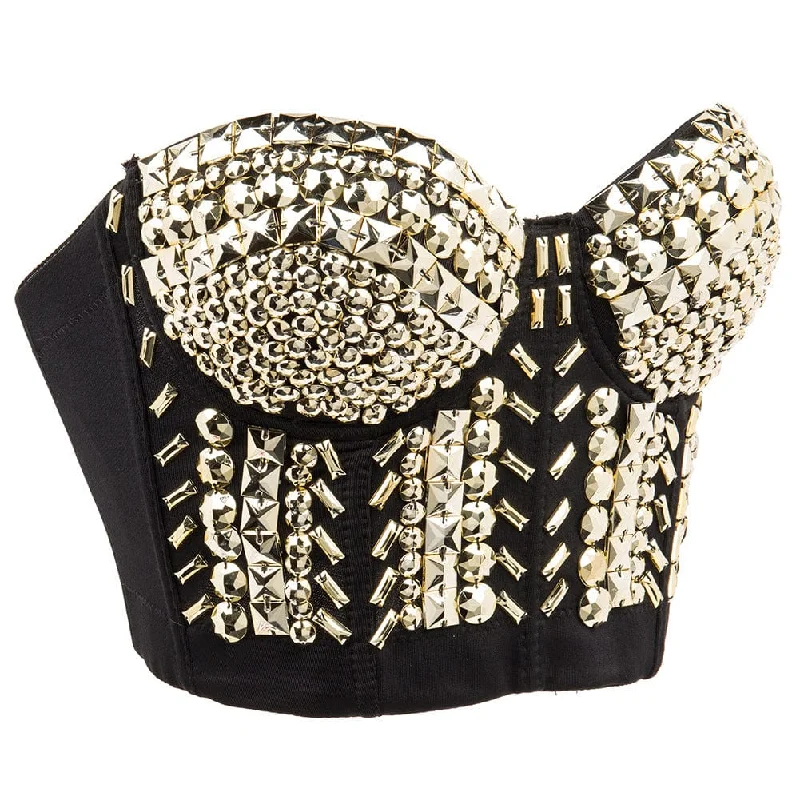 Women's Gothic Beaded Bustier