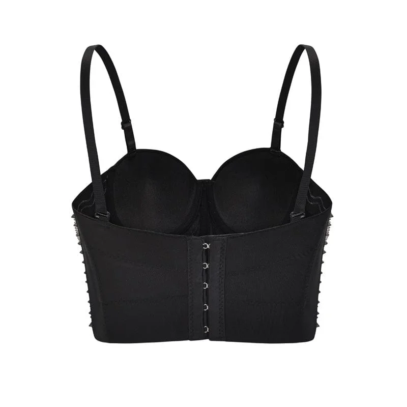 Women's Gothic Rivets Bustier