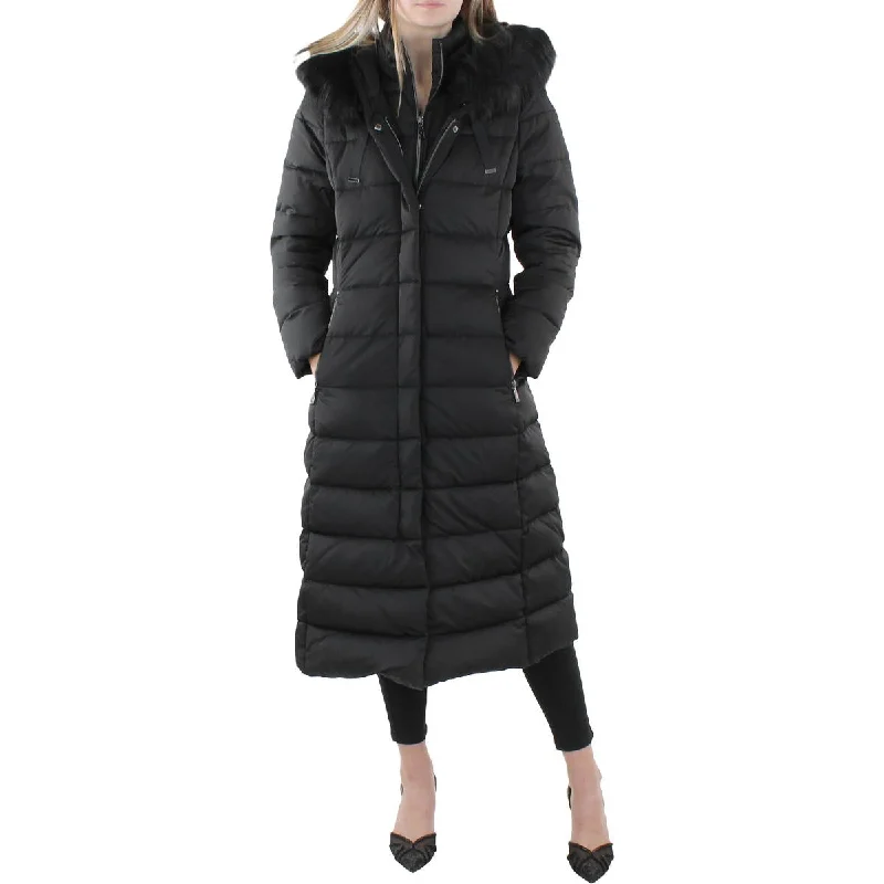 Tahari Womens Winter Long Down Coat